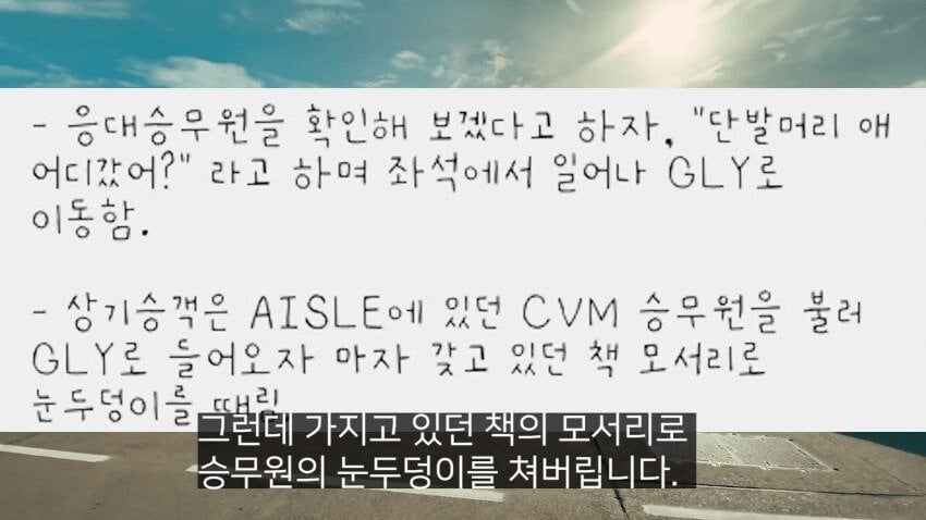 전설의 대한항공 라면상무 사건 전설의 대한항공 라면상무 사건