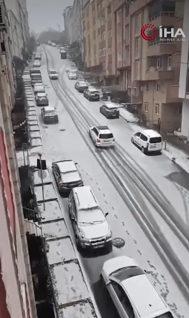 기막힌 눈길 드리프트