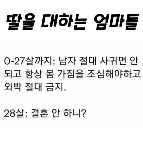 엄마들의 모순